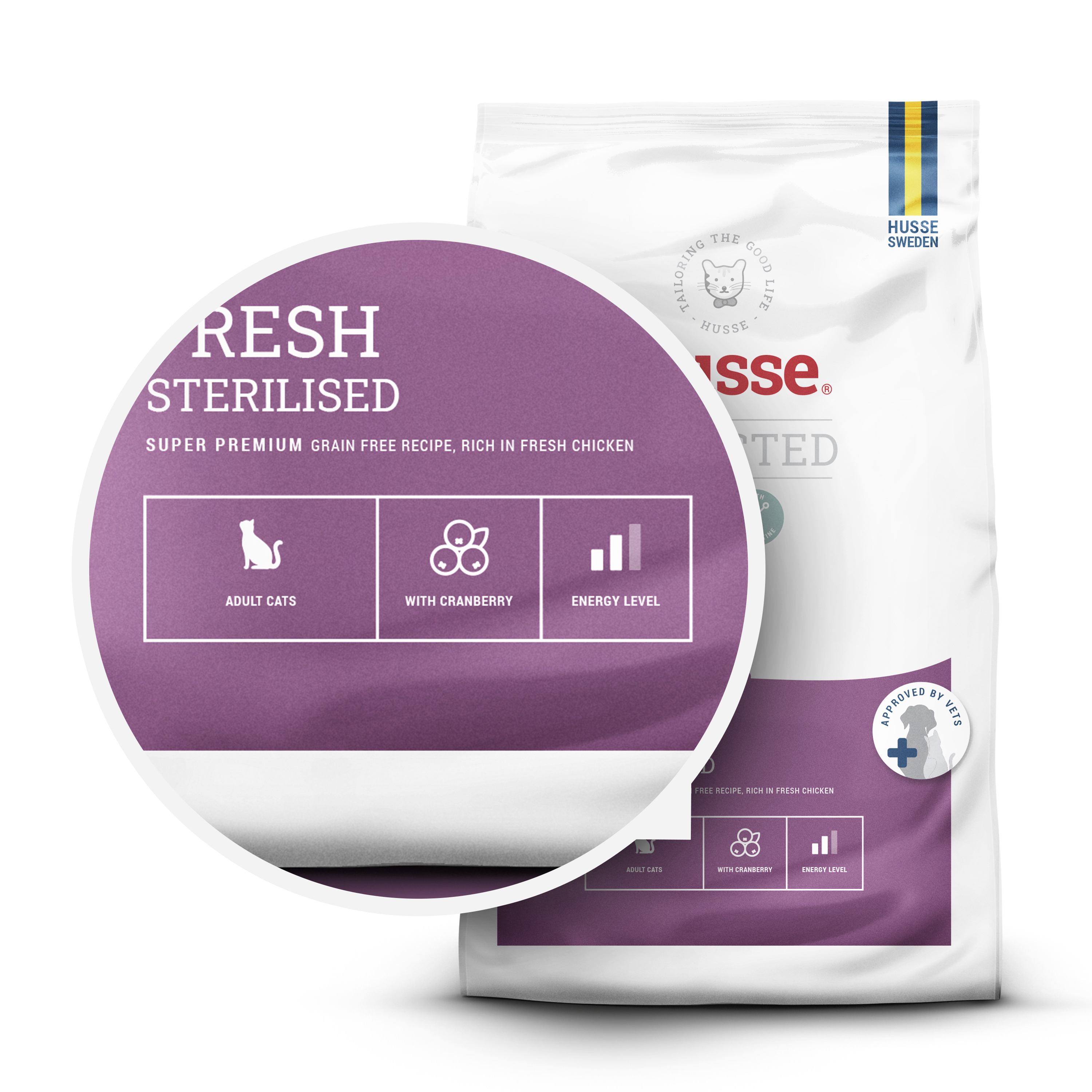 Croquettes sans céréales à base de poulet frais pour chats stérilisés | Fresh Sterilised 7kg