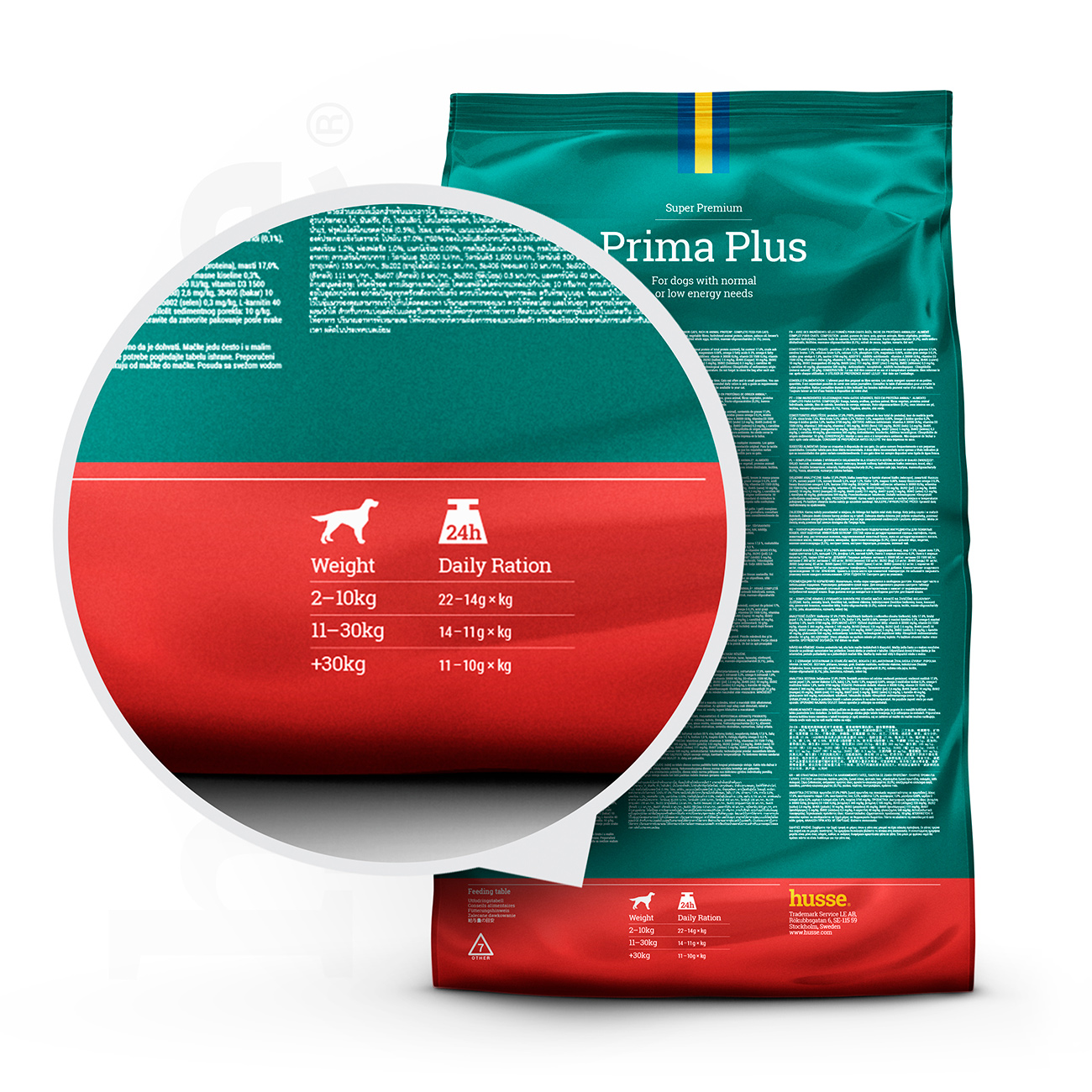 Croquettes pour Chiens à Activité Normale | Prima Plus - 2 kg