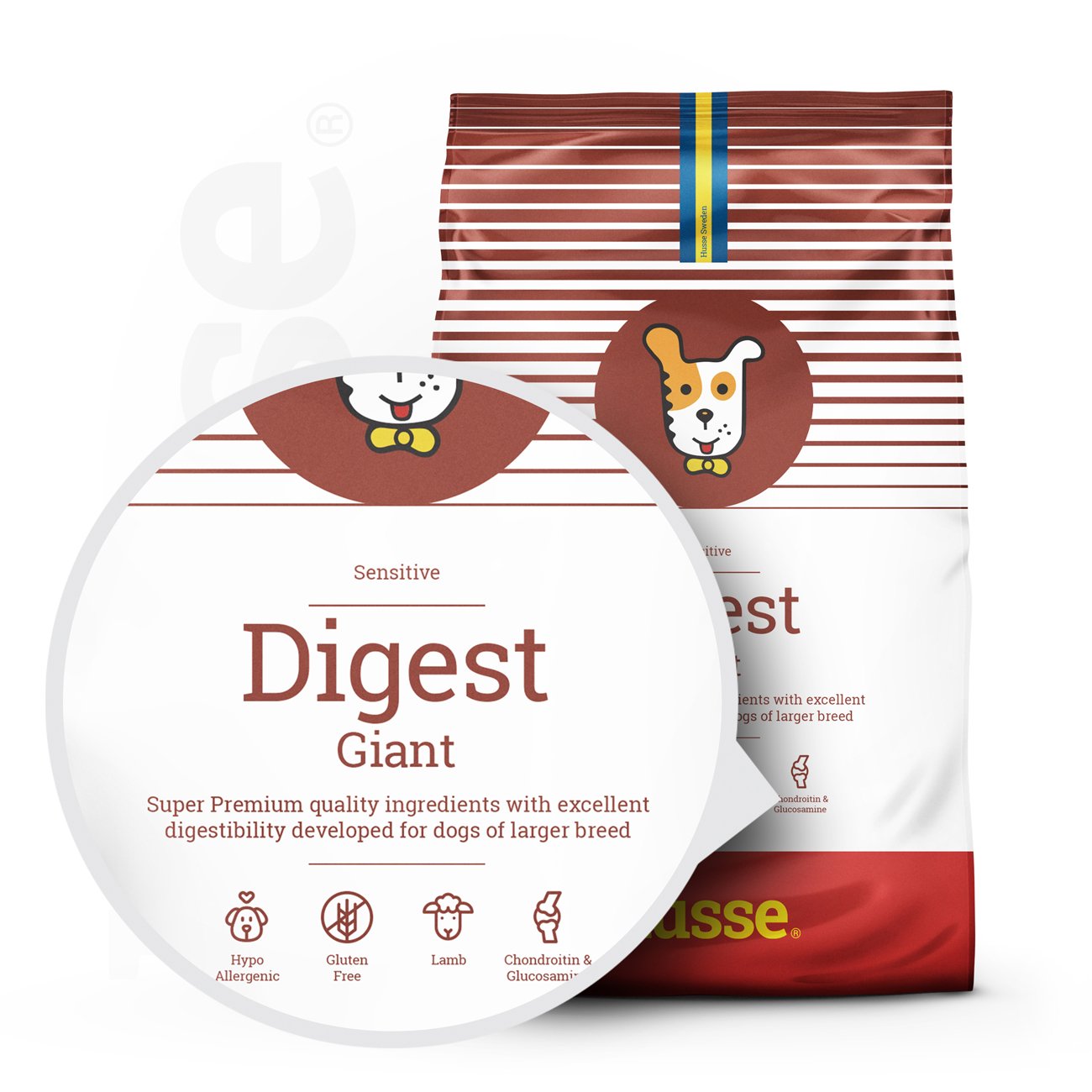 Croquettes Hypoallergéniques pour Chien de Grande Taille | Digest Giant - 12,5 kg