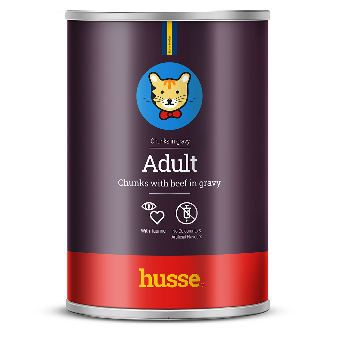 Morceaux de bœuf en sauce pour chat | Adult - 415 g