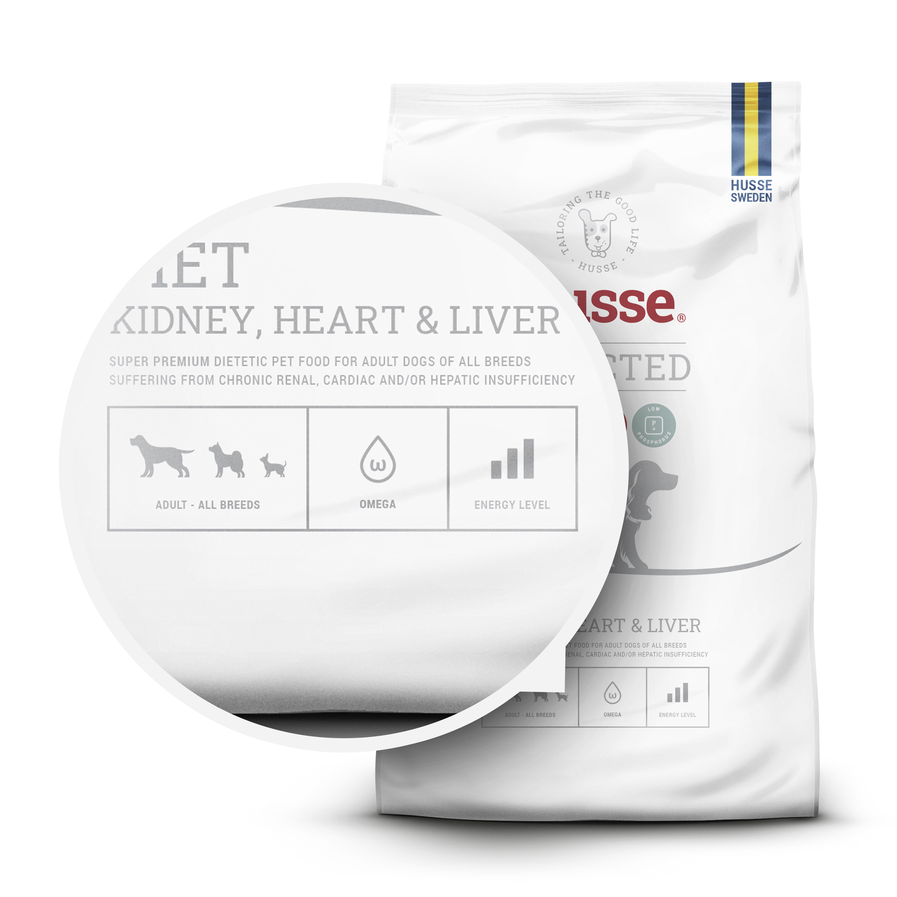 Aliment diététique complet pour chiens spécial Rein, Cœur et Foie | Diet Kidney, Heart & Liver - 7 kg