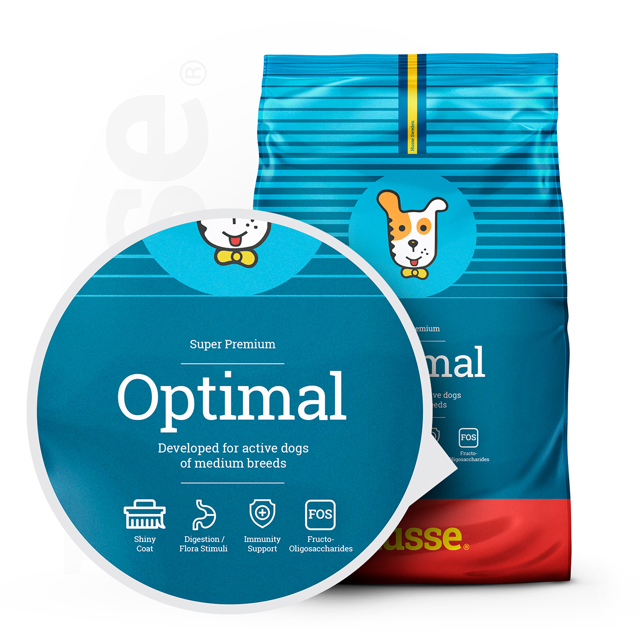 Croquettes pour Chiens Actifs/Sportifs | Optimal - 12 kg