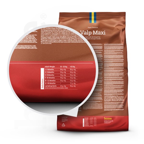Croquettes pour Chiots de Grande Taille | Valp Maxi - 12 kg