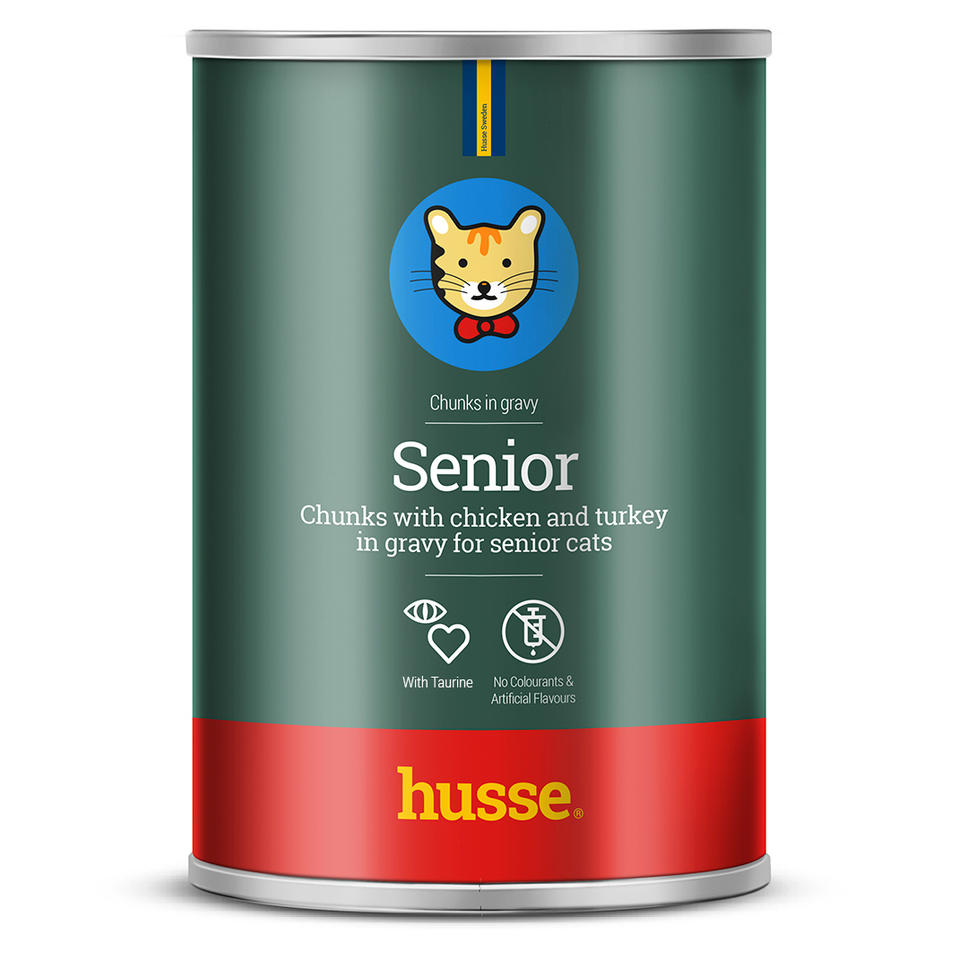 Morceaux de Poulet/Dinde en Sauce | Senior - 415 g