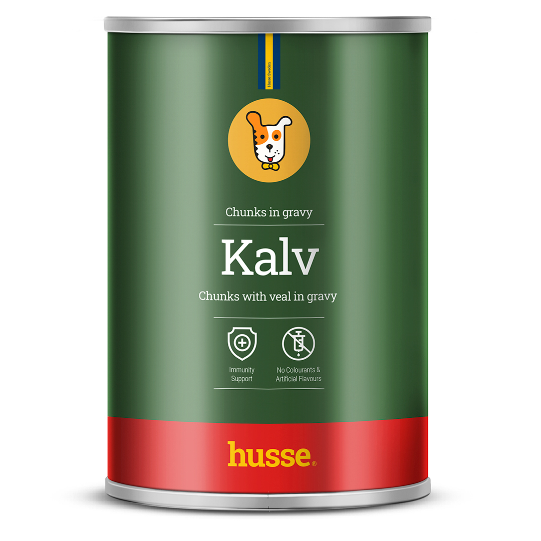 Morceau en Sauce au Veau pour Chiens à activité normale | Kalv - 1275 g