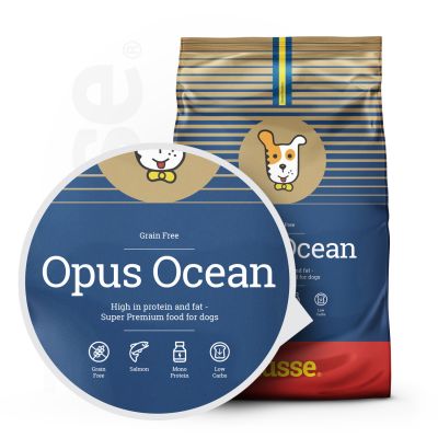 Croquettes Sans Céréales pour Chiens Actifs | Opus Ocean - 12 kg