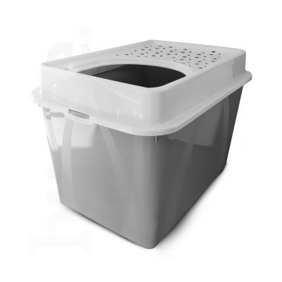 Maison de toilette avec entrée par le haut