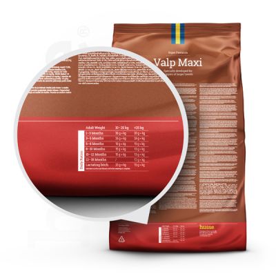 Croquettes pour Chiots de Grande Taille | Valp Maxi - 12 kg