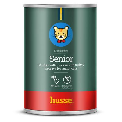 Morceaux de Poulet/Dinde en Sauce | Senior - 415 g